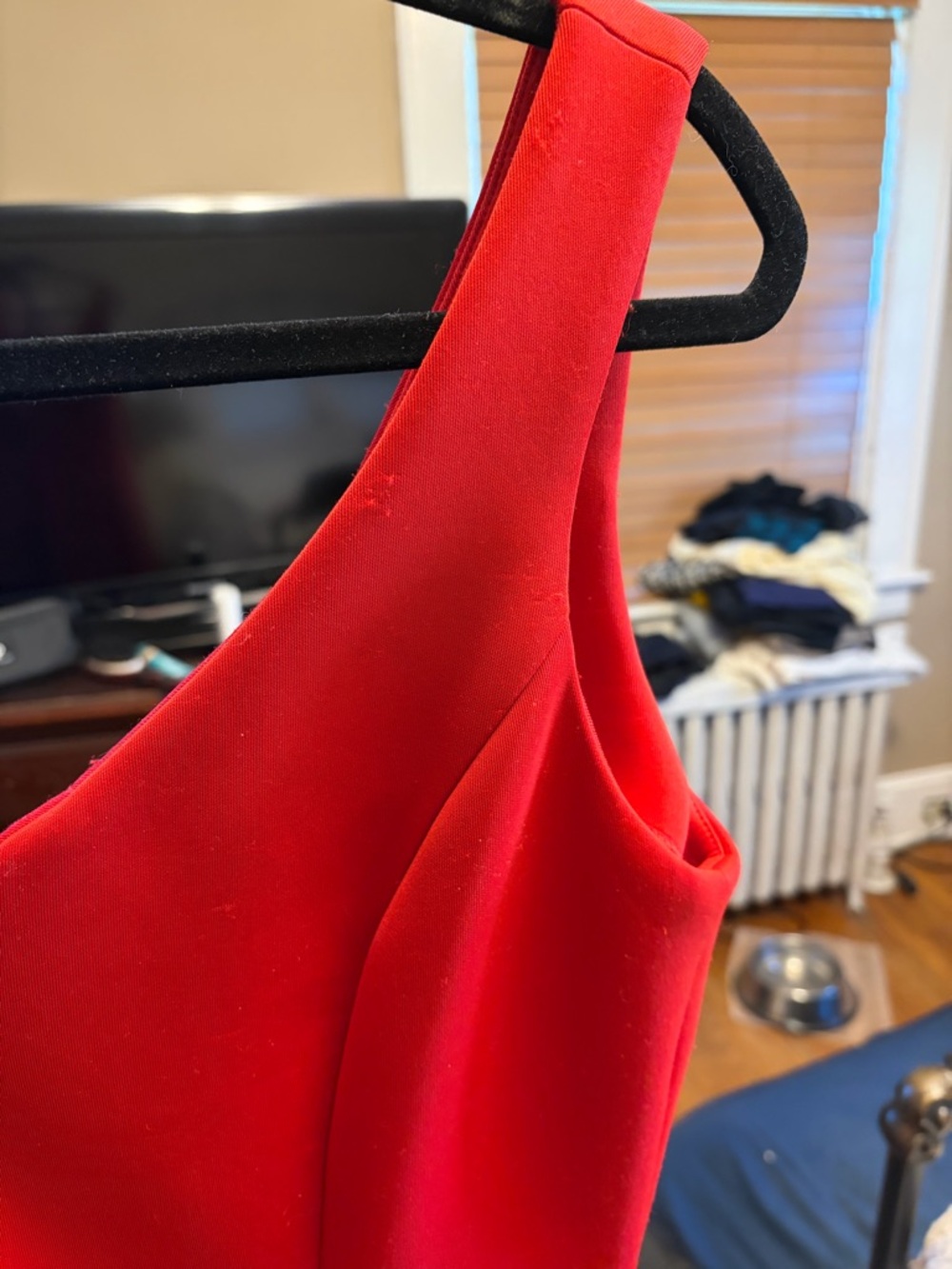 Ali Ro Red Fit and Flare Cocktail Dress - Picture 9 of 9